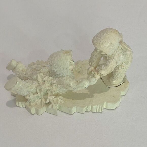 Department 56 Snowbabies Help Me, I'm Stuck! Vintage 1992 Christment Figure - Picture 9 of 12